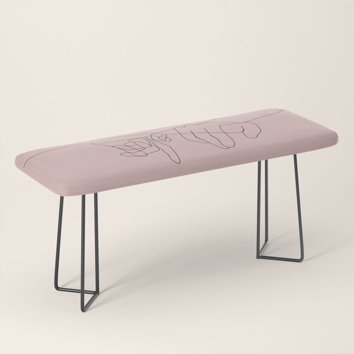 Blush Pinky Bench Gallery Image 1