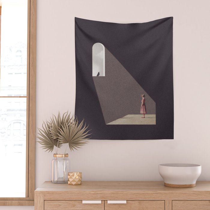 Enlighten me Wall Tapestry Gallery Image 2