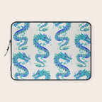 Chinese Dragon - Blue Palette Laptop Sleeve Gallery Image 1