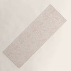 William Morris Brer Rabbit Faded Sea Pink Vintage Pattern Yoga Mat Gallery Image 1
