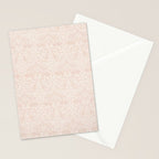 William Morris Brer Rabbit Faded Sea Pink Vintage Pattern Stationery Card Gallery Image 2