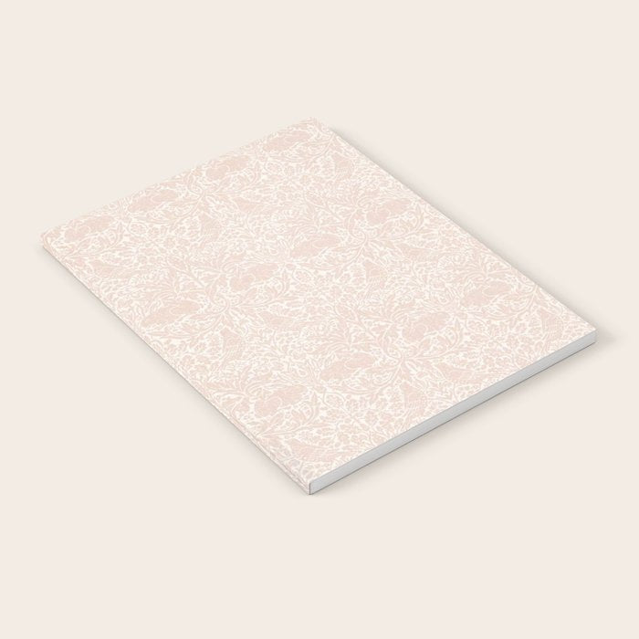 William Morris Brer Rabbit Faded Sea Pink Vintage Pattern Notebook Gallery Image 2