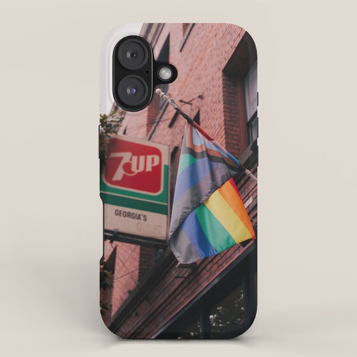 Pride Flag City Photo iPhone Case Gallery Image 1