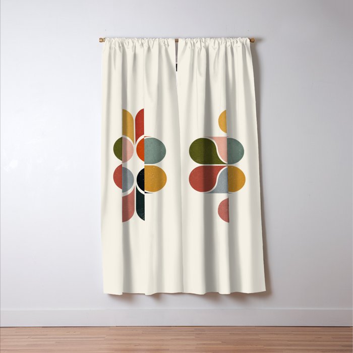 Abstract modern art Window Curtain Gallery Image 3