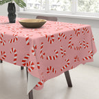 Candy Canes - Pink Tablecloth Gallery Image 3