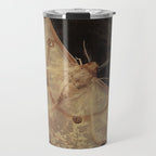 White Moth Insect Goth Dark Travel Mug Gallery Image 1
