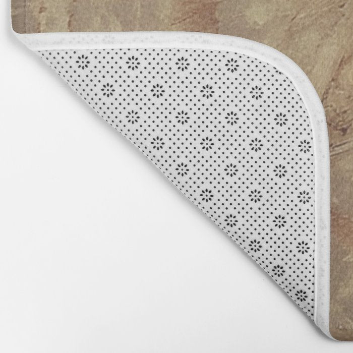 White Moth Insect Goth Dark Bath Mat Gallery Image 2