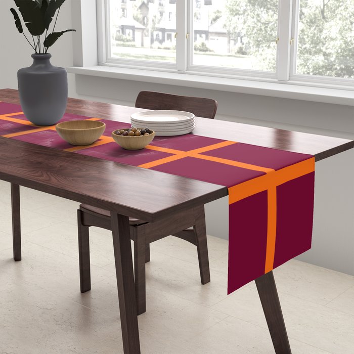 chequered  Table Runner Gallery Image 2
