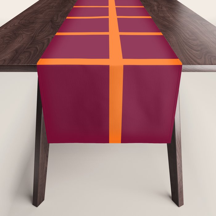 chequered  Table Runner Gallery Image 1