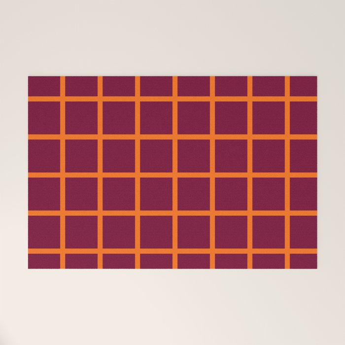 chequered  Welcome Mat Gallery Image 1