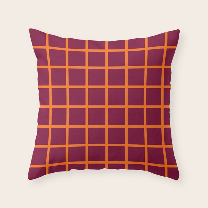chequered  Throw Pillow Gallery Image 1