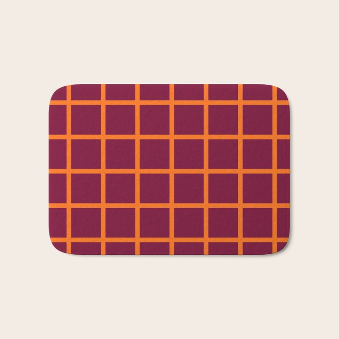 chequered  Bath Mat Gallery Image 1