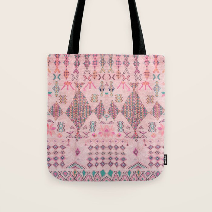 Traditional Moroccan Berber Style Design D1 Tote Bag Gallery Image 1