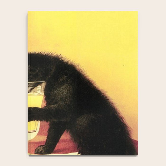 Absinthe Bourgeois Black Cat Vintage Notebook Gallery Image 4