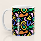 Creative colorful organic shape art pattern Coffee Mug Gallery Image 3