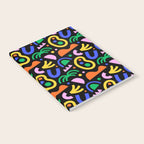 Creative colorful organic shape art pattern Notebook Gallery Image 2