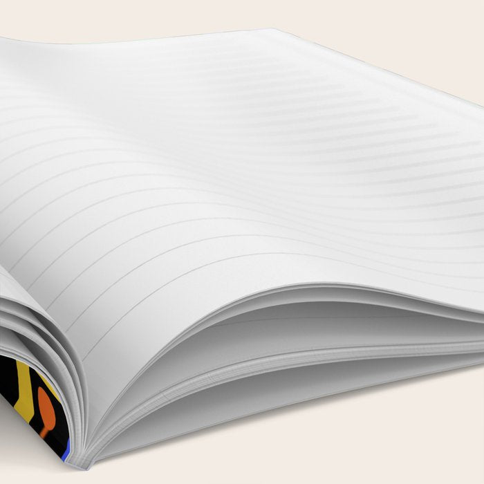 Creative colorful organic shape art pattern Notebook Gallery Image 2