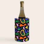 Creative colorful organic shape art pattern Wine Chiller Gallery Image 2