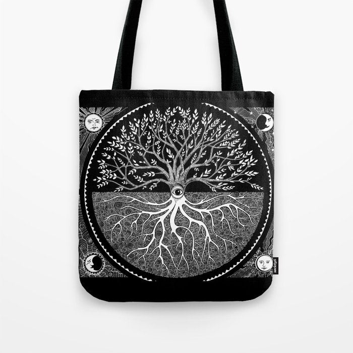 Druid Tree of Life Tote Bag Gallery Image 1