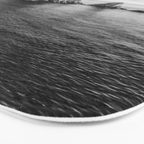 Black and White Ocean Bath Mat Gallery Image 3