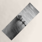 Black and White Ocean Yoga Mat Gallery Image 1