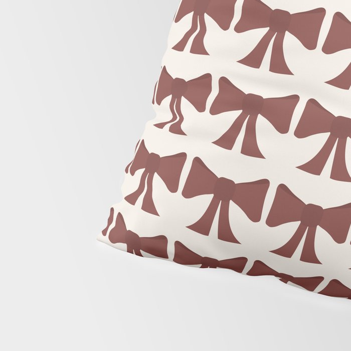 Vintage Bows XI Red Pillow Sham Gallery Image 4
