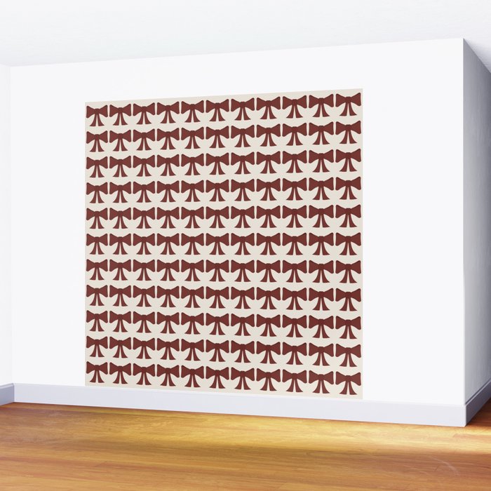 Vintage Bows XI Red Wall Mural Gallery Image 2