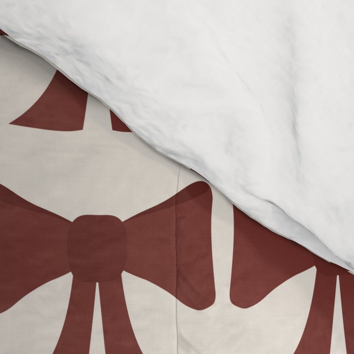 Vintage Bows XI Red Comforter Gallery Image 4