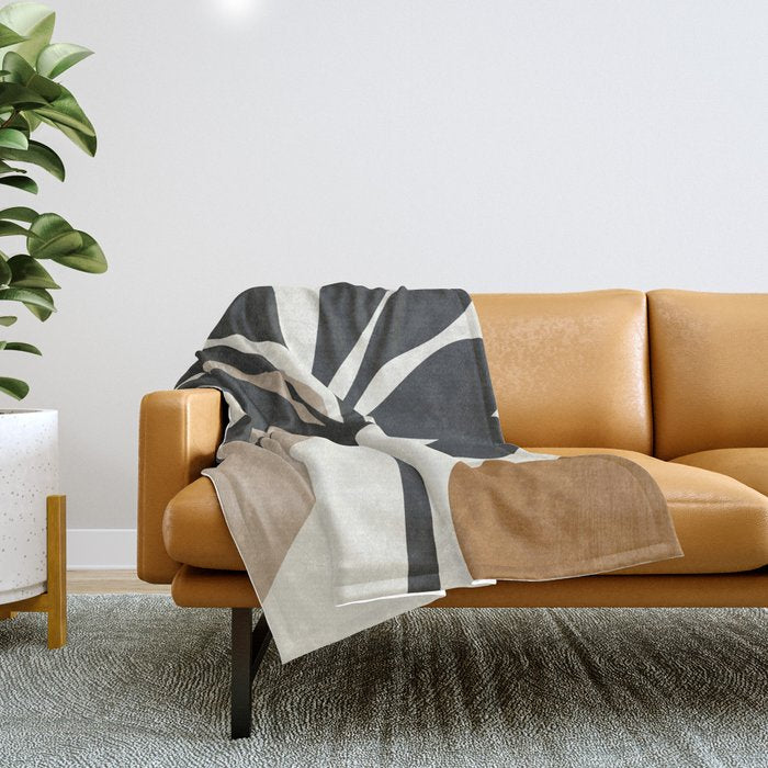 Abstract Art Plant2 Throw Blanket Gallery Image 1