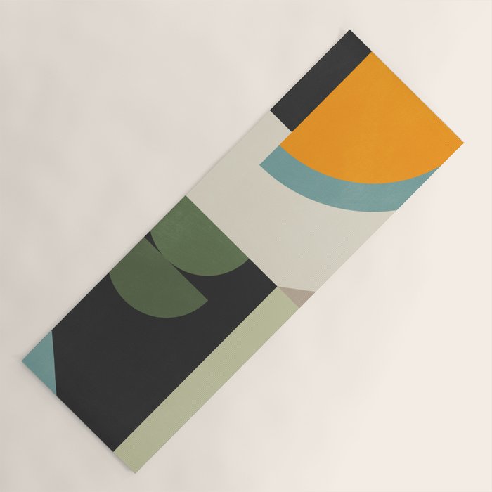Abstract Geometric Shapes 25 Yoga Mat Gallery Image 1