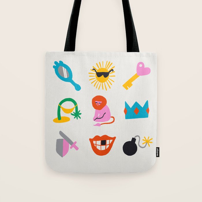 Leo Emoji Tote Bag Gallery Image 1
