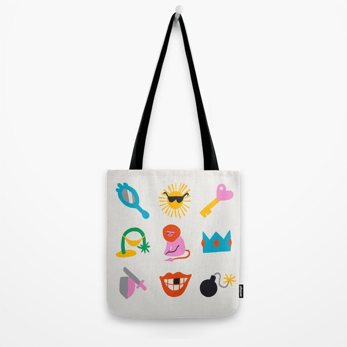 Leo Emoji Tote Bag Gallery Image 2