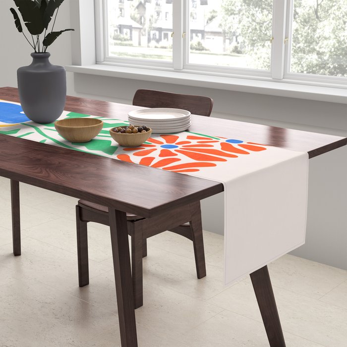FOLIAGE 001: Hibiscus | Flower Market Table Runner Gallery Image 2