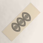 Abstraction_EYE_LINE_POP_ART_Minimalism_001X Yoga Mat Gallery Image 1