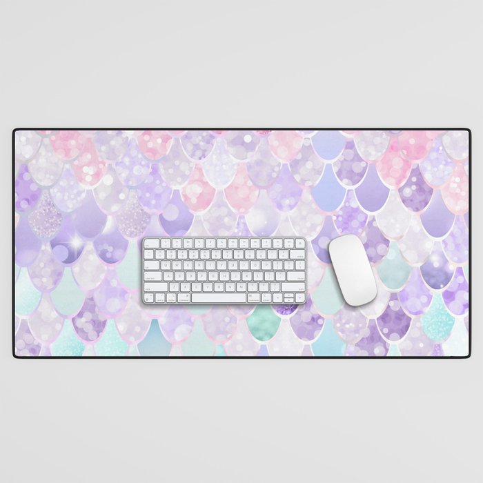 Mermaid Pastel Aesthetics Desk Mat Gallery Image 1