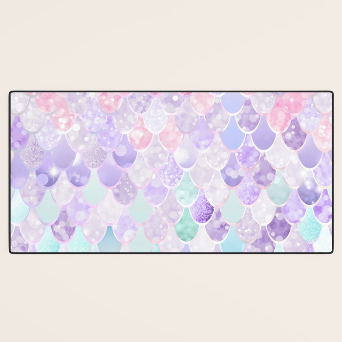 Mermaid Pastel Aesthetics Desk Mat Gallery Image 3