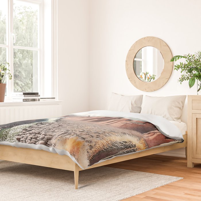 Path to Hon - Nature Landscape Duvet Cover Gallery Image 2
