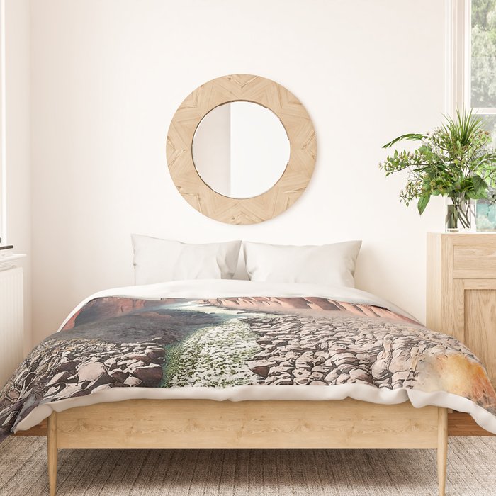 Path to Hon - Nature Landscape Duvet Cover Gallery Image 3