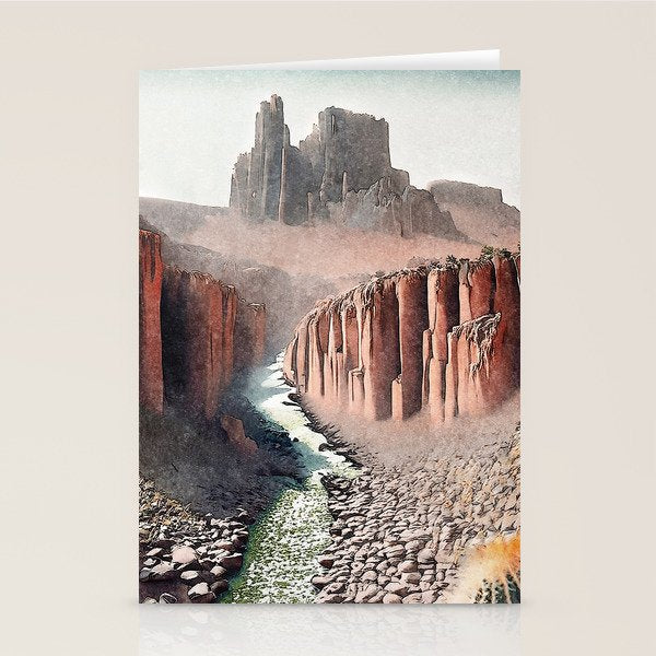 Path to Hon - Nature Landscape Stationery Card Gallery Image 2