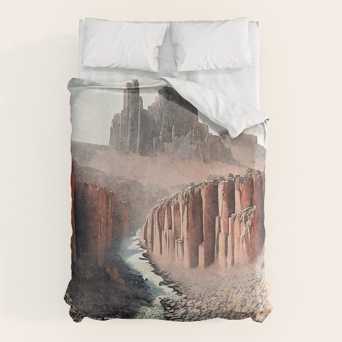 Path to Hon - Nature Landscape Duvet Cover Gallery Image 6