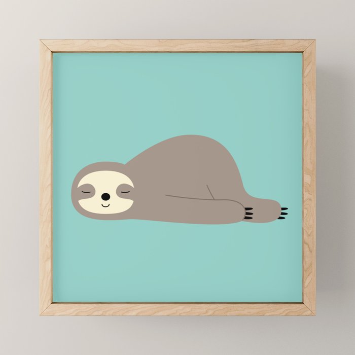 Do Nothing Mini Art Print Gallery Image 1