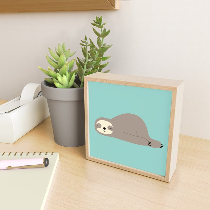 Do Nothing Mini Art Print Gallery Image 2