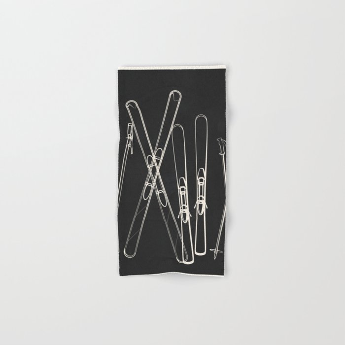 Minimal Skis 1 Bath Towel Gallery Image 1
