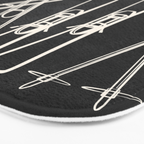 Minimal Skis 1 Bath Mat Gallery Image 3