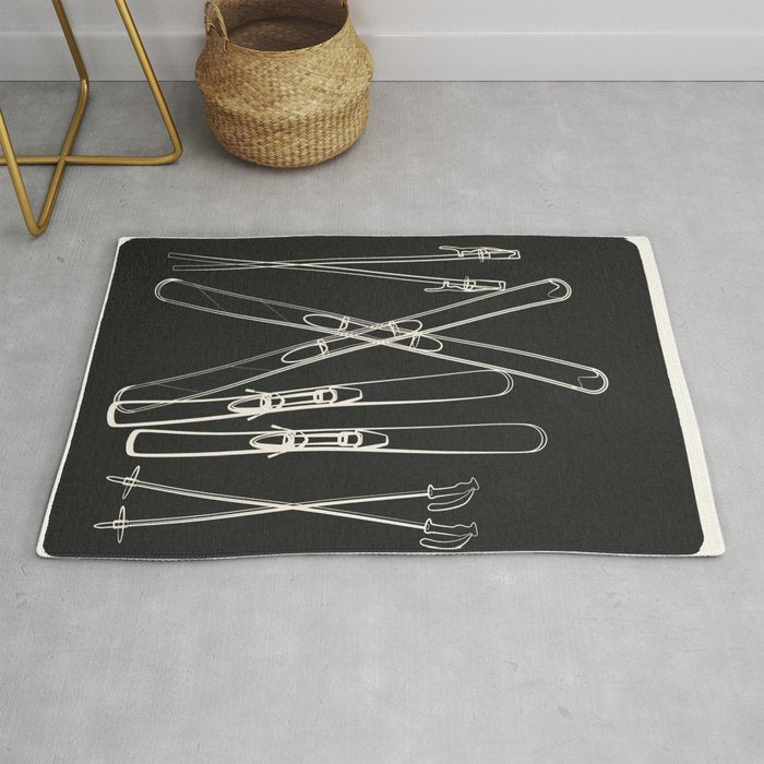 Minimal Skis 1 Rug Gallery Image 1