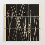 Minimal Skis 1 Wood Wall Art Gallery Image 1
