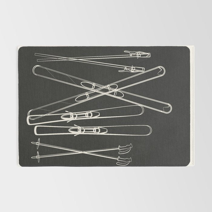 Minimal Skis 1 Rug Gallery Image 2