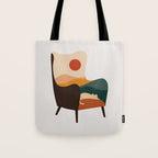Cat Landscape 75 Tote Bag Gallery Image 1