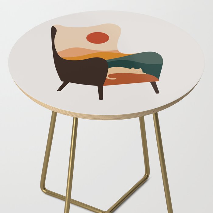 Cat Landscape 75 Side Table Gallery Image 2