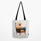 Cat Landscape 75 Tote Bag Gallery Image 2